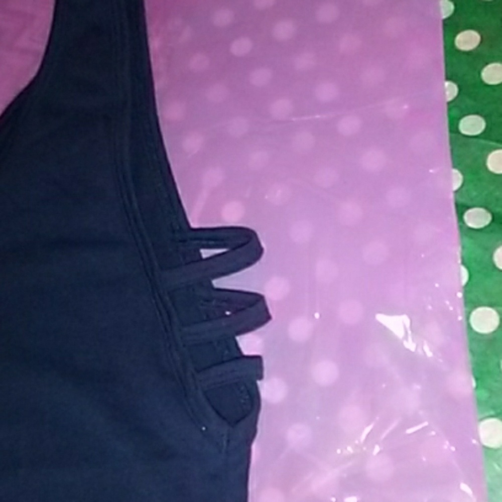 Victoria's Secret WV blue & yellow snap bodysuit - Picture 8 of 8